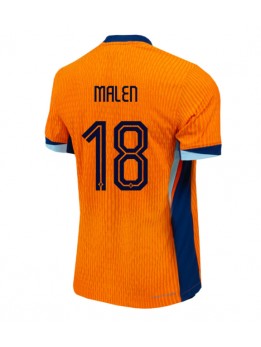 Niederlande Donyell Malen #18 Heimtrikot EM 2024 Kurzarm